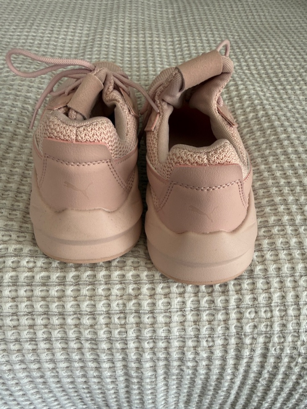 Puma Women's Blush Pink Fier Tonal Nitrol Sneakers size 7.5 - Picture 4 of 5
